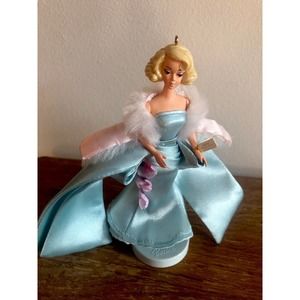 Delphine Barbie Hallmark Keepsake Exclusive Club Ornament with Stand 2005